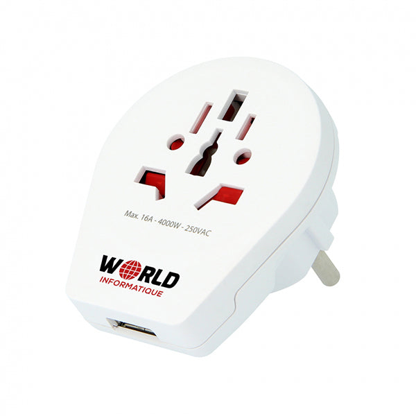 Adattatore Universale Usb per Europa- Art. 09677